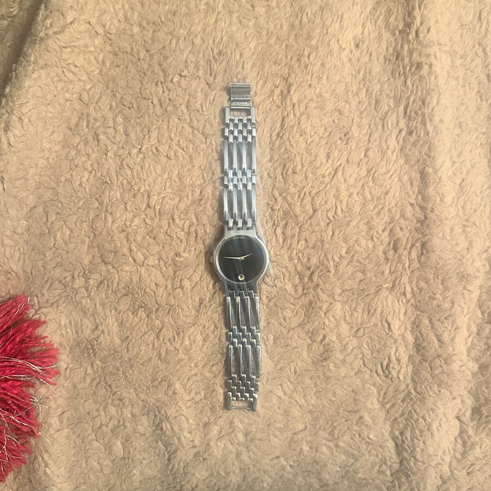 Movado Silver and Gold Watch - Unisex
